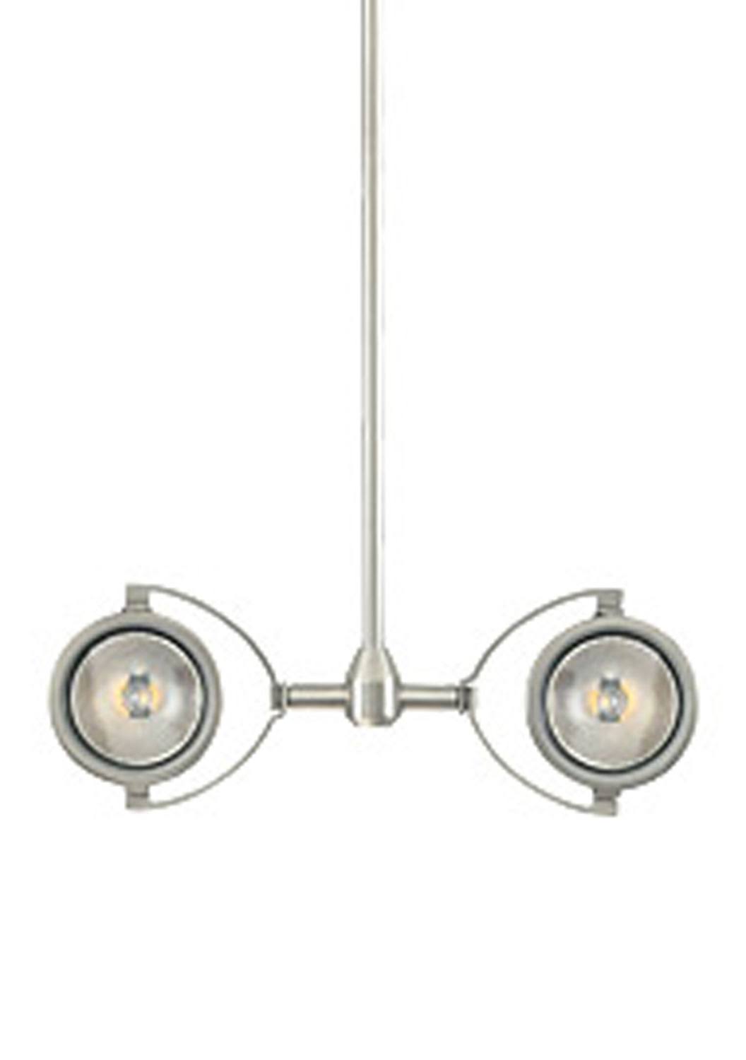 Satin Nickel Track Head B5913