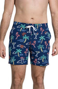 Neon Lights 7x22 Stretch Zipper Back Pocket Mens Swim Trunks N876591