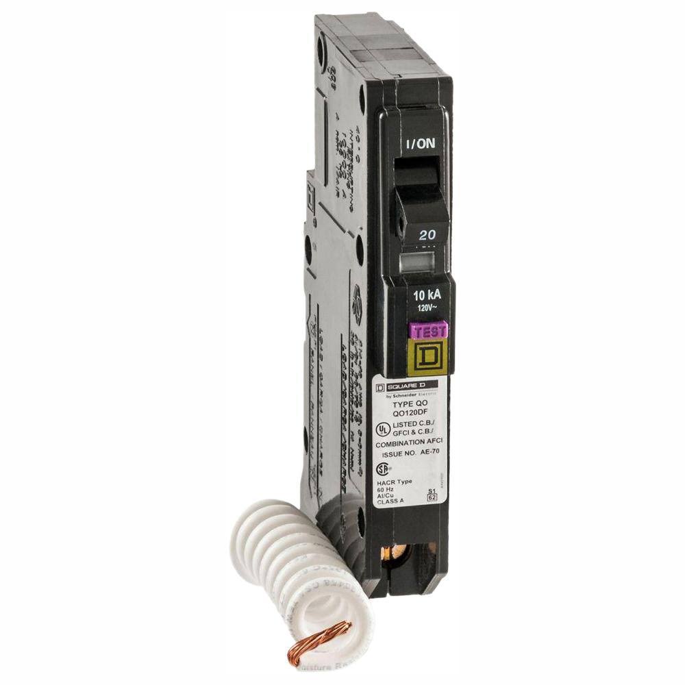 20 Amp Single-Pole Dual Function Circuit Breaker (4-Pack) J302437