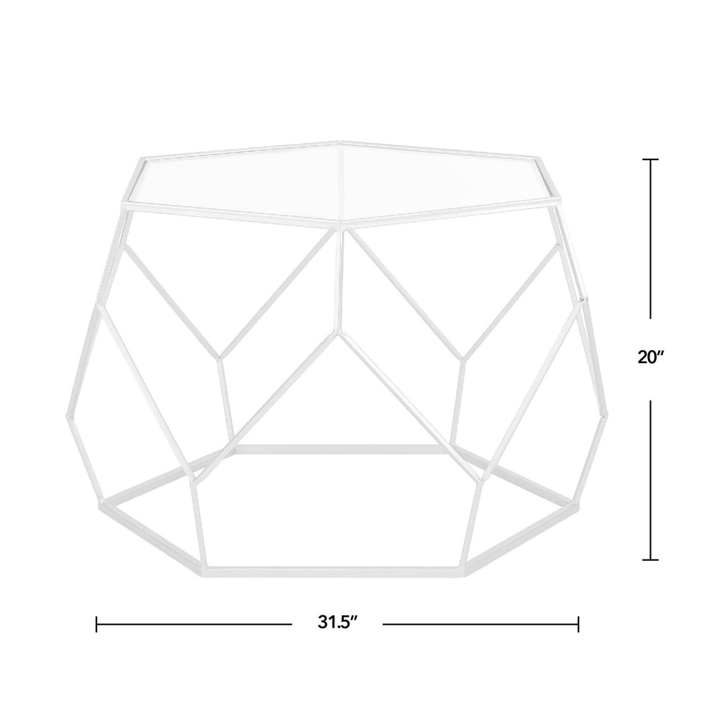 Gold Geometric Coffee Table L9885