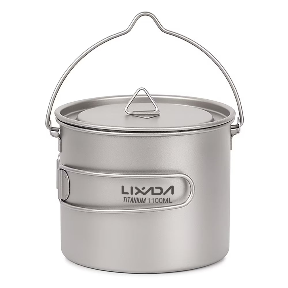 Ultralight Pot Water Mug Cup with Lid and Foldable Handle L277250