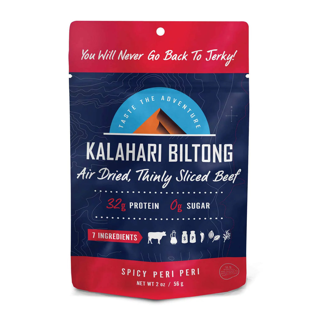 Air-Dried Thinly Sliced Beef Biltong 2oz Pack of 8 Sugar Free Gluten Free U6090