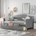 Convertible Chair Bed Modern Sofa Bed Double Wooden (Espresso) N59543