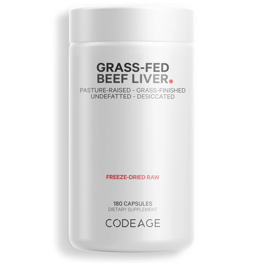 Grass-Fed Beef Liver Freeze-Dried Supplement, 180 ct Y289