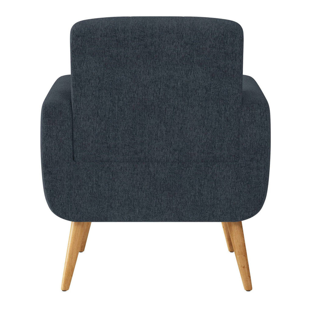 Chenille Blue Armchair E75429