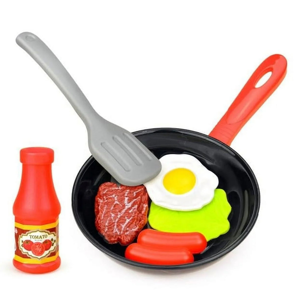 8Pcs Play Food Kitchenware Play Set X81567