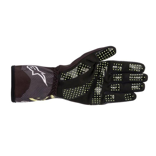 Carbon Gloves Black/Green Lime P861