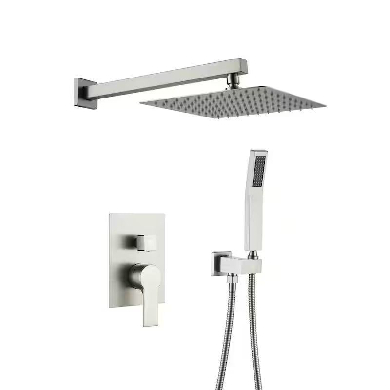 10 in. Wall Mount Dual Shower Heads with 2.5 GPM H187909