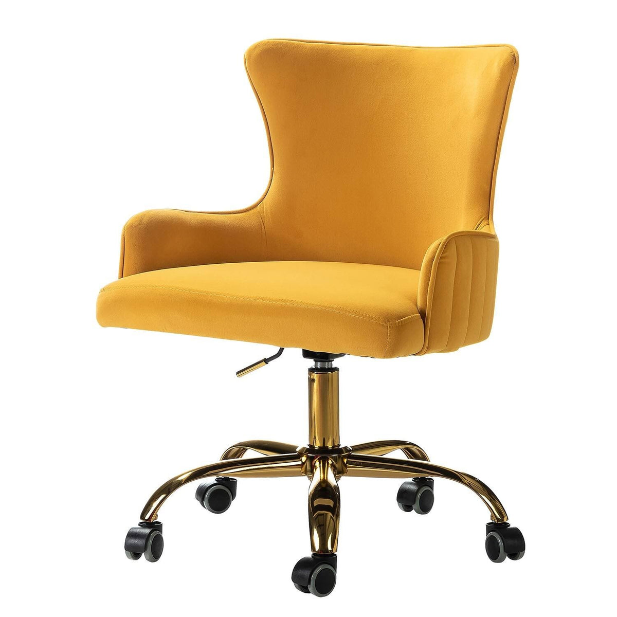 Blue Task Chair with Golden Base L806