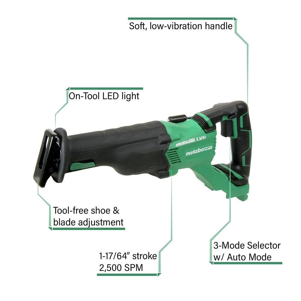 18V Brushless Reciprocating Saw D138
