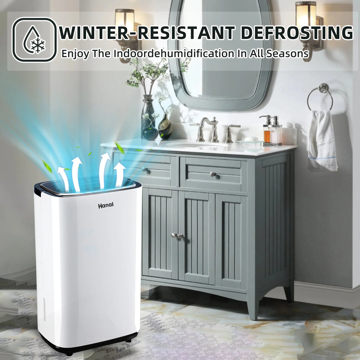 30 Pints Dehumidifier with Drain Hose P635