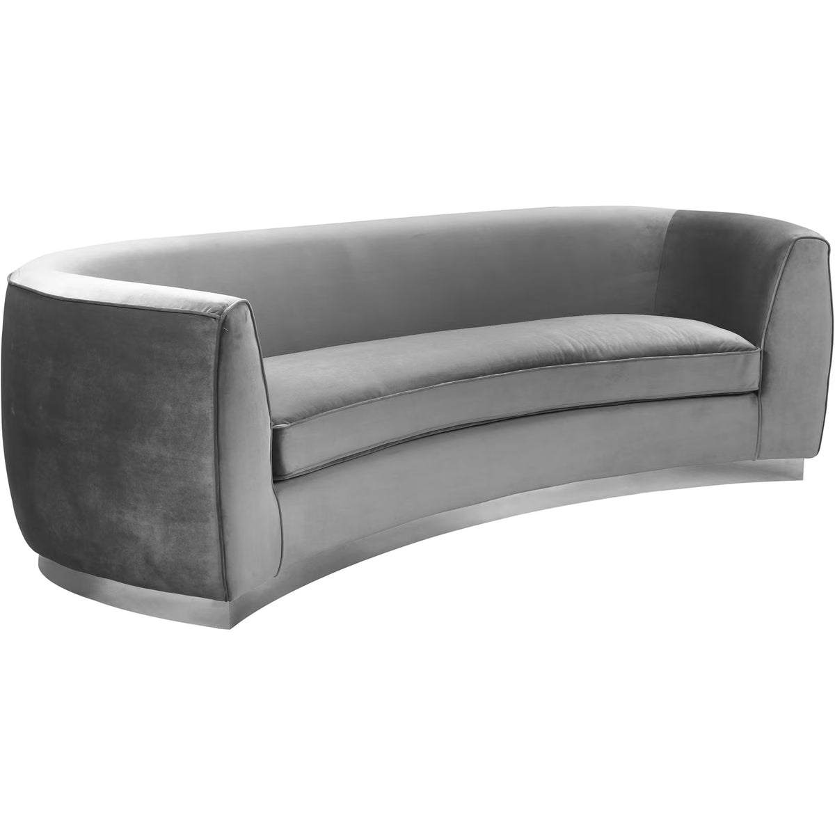 Grey Velvet Sofa S107866