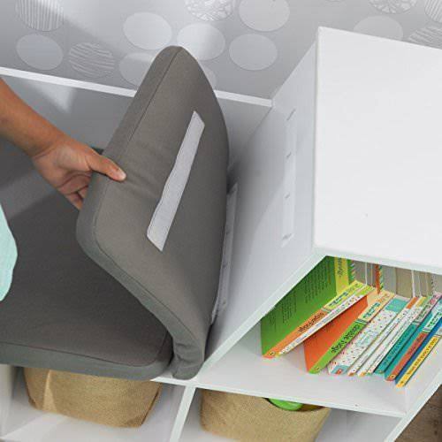 White Bookcase with Reading Nook Toy H4005