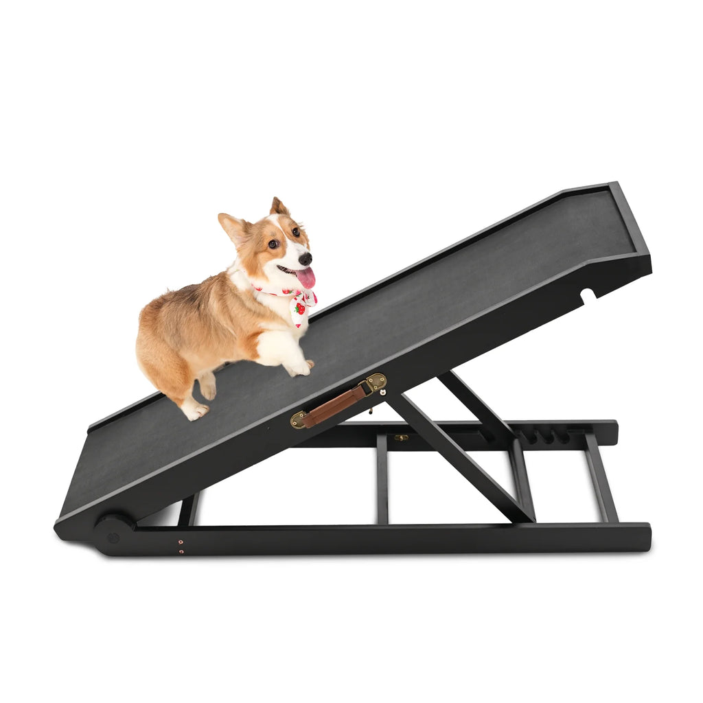 Adjustable Folding Pet Ramp with Rubber Mat L760640