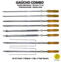 Set of 8 Brazilian Skewers D4159