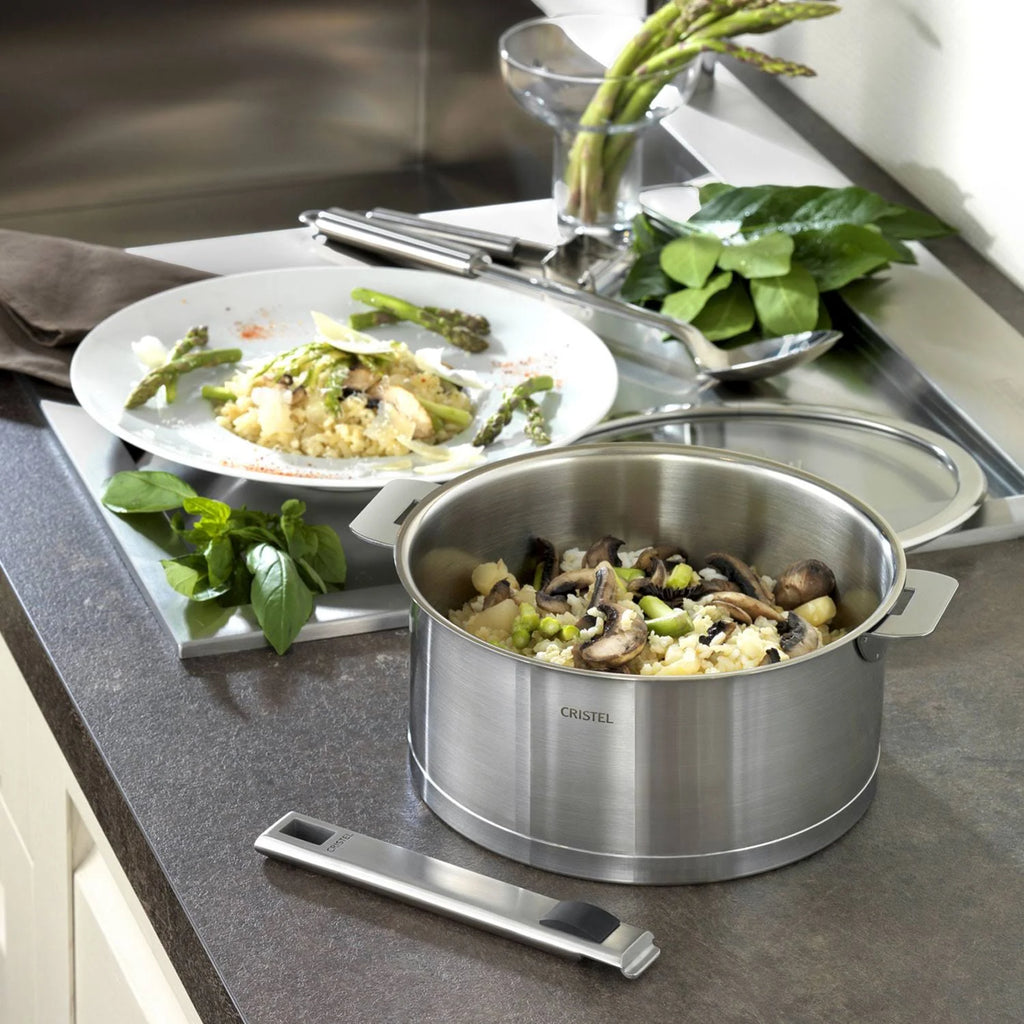 Stainless Steel 5.5 Quart Stewpan with Glass Lid G5764