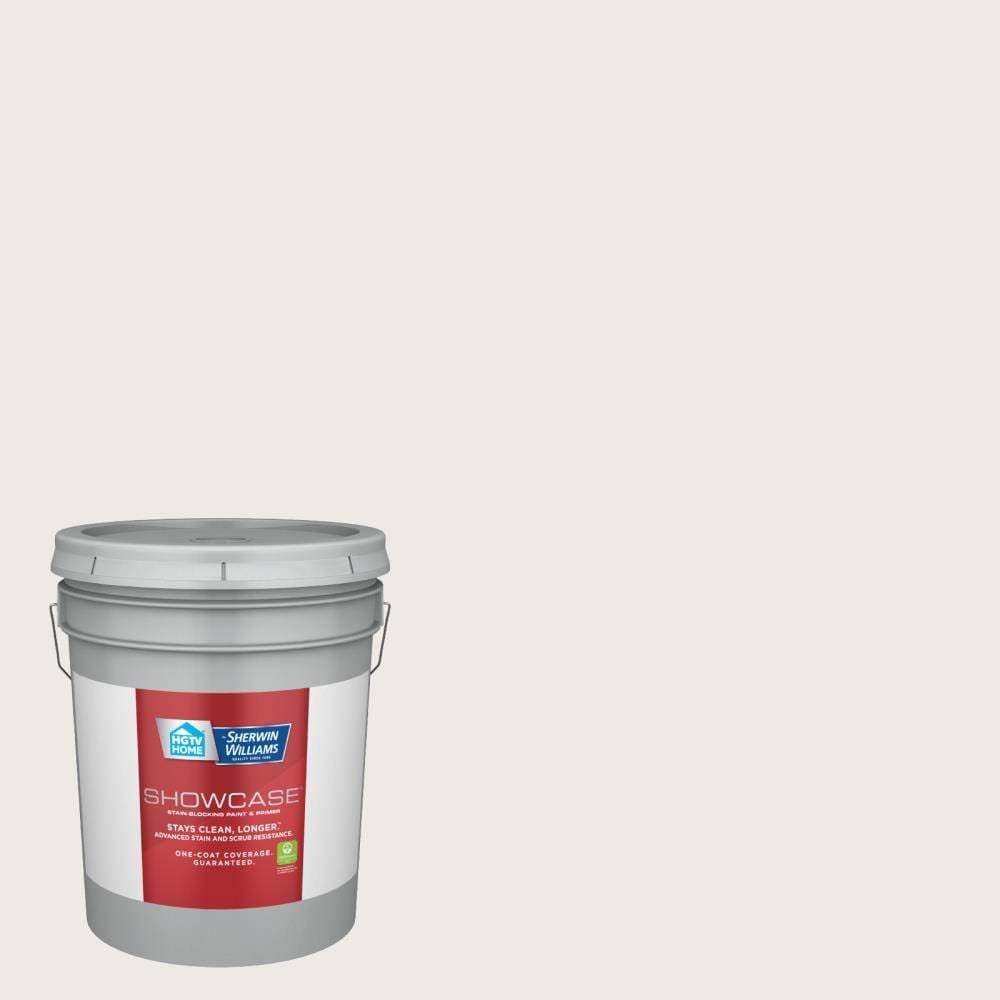 Satin Snowbound Interior Paint (5-Gallon) Q25833