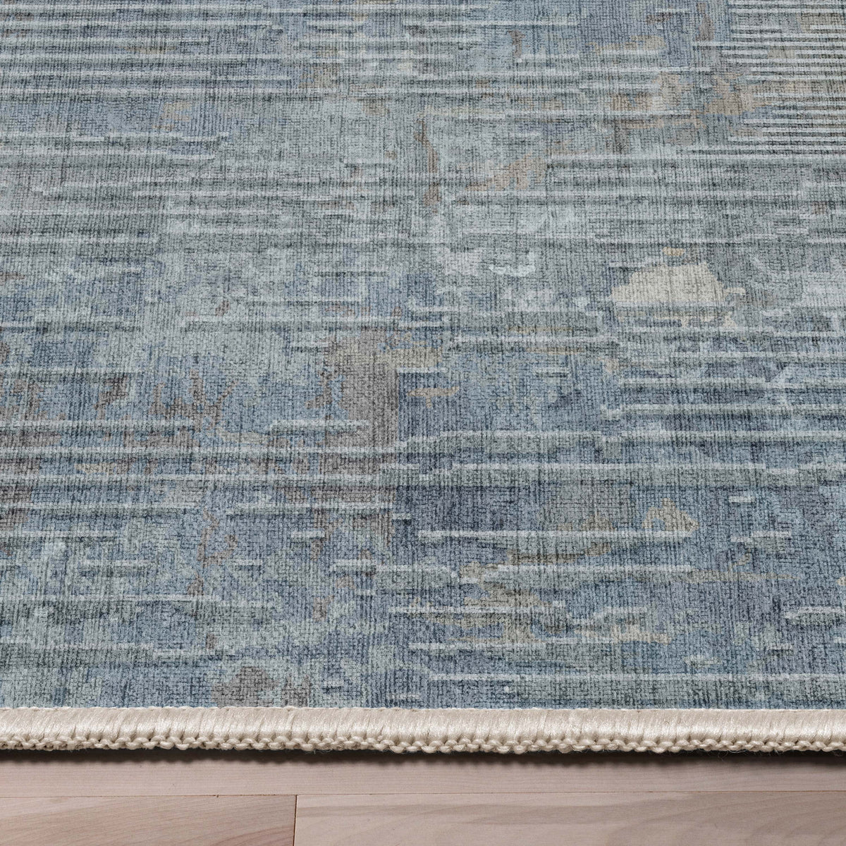 Blue Vintage Flatweave Area Rug B72213