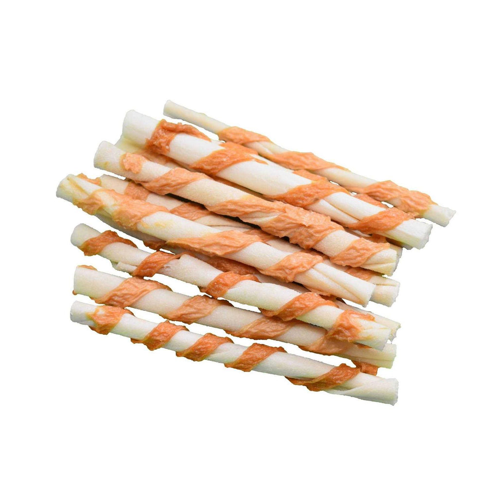 Oven Baked Beefhide Chicken Twists Dog F960