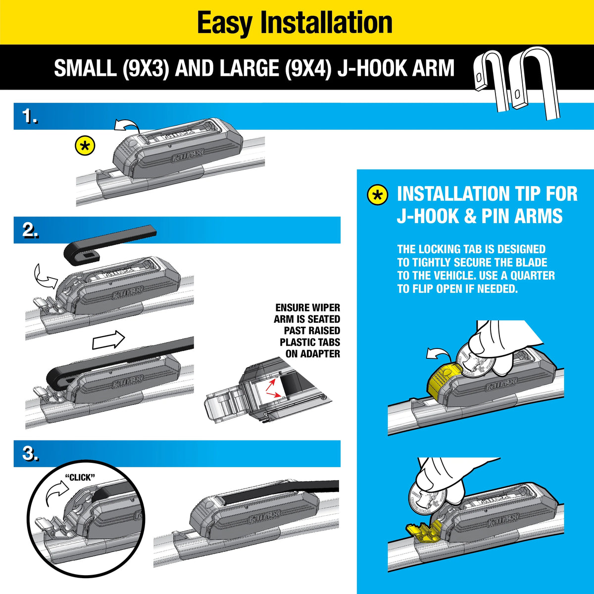 Latitude Water Repellency Wiper Blade Combo Pack C823969