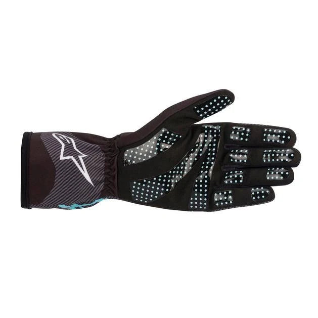 Carbon Gloves Black/Green Lime P861