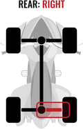 CV Axle for Can-Am Maverick 1000 2015 Pack of 2 W3712
