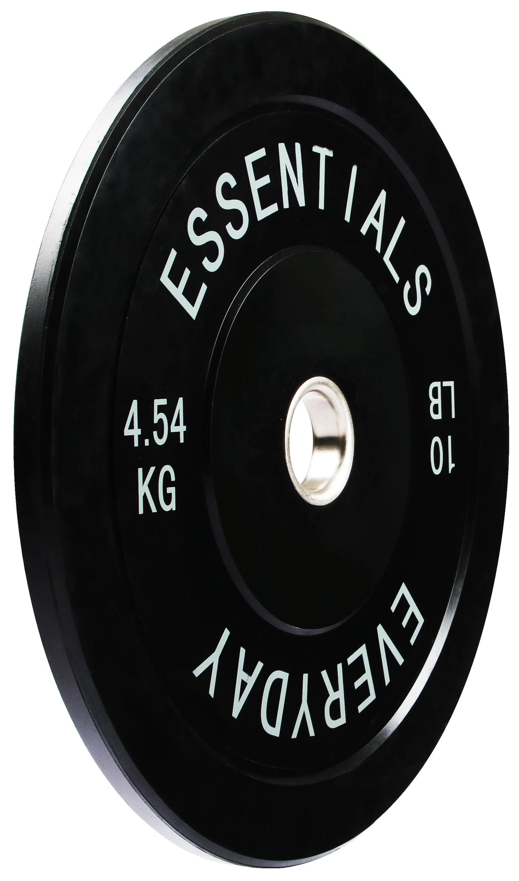 Black 10 lbs Bumper Plate with Steel Hub I634180