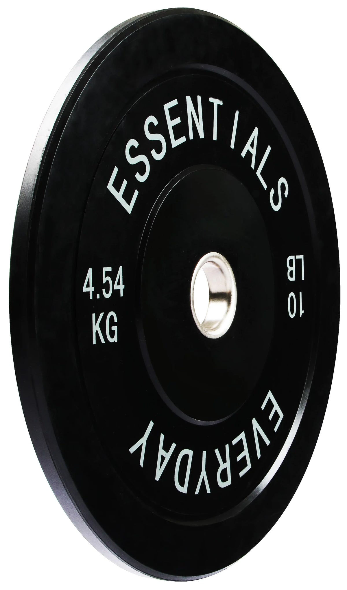 Black 10 lbs Bumper Plate with Steel Hub I634180