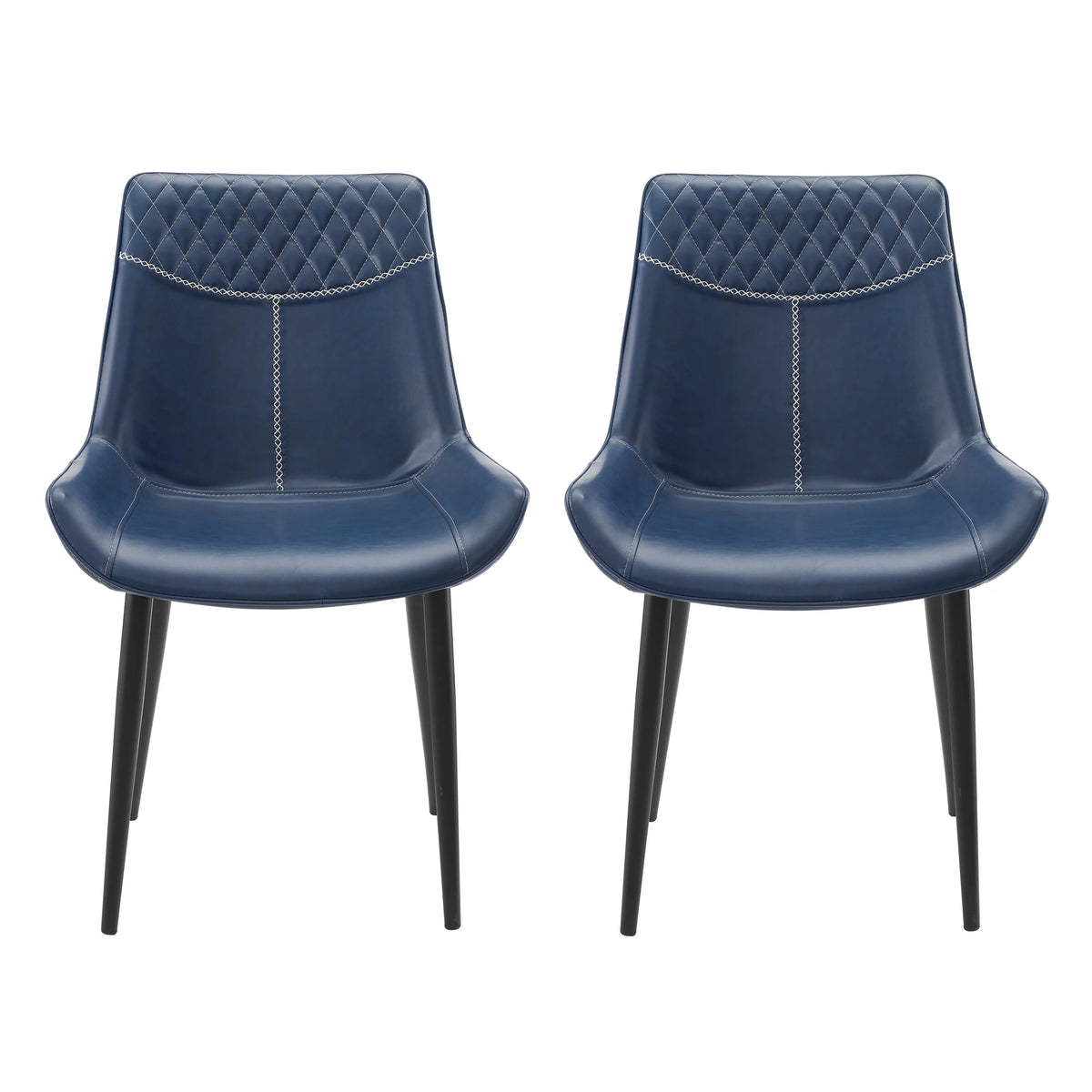 Blue Dining Chairs, Set of 2 O3543
