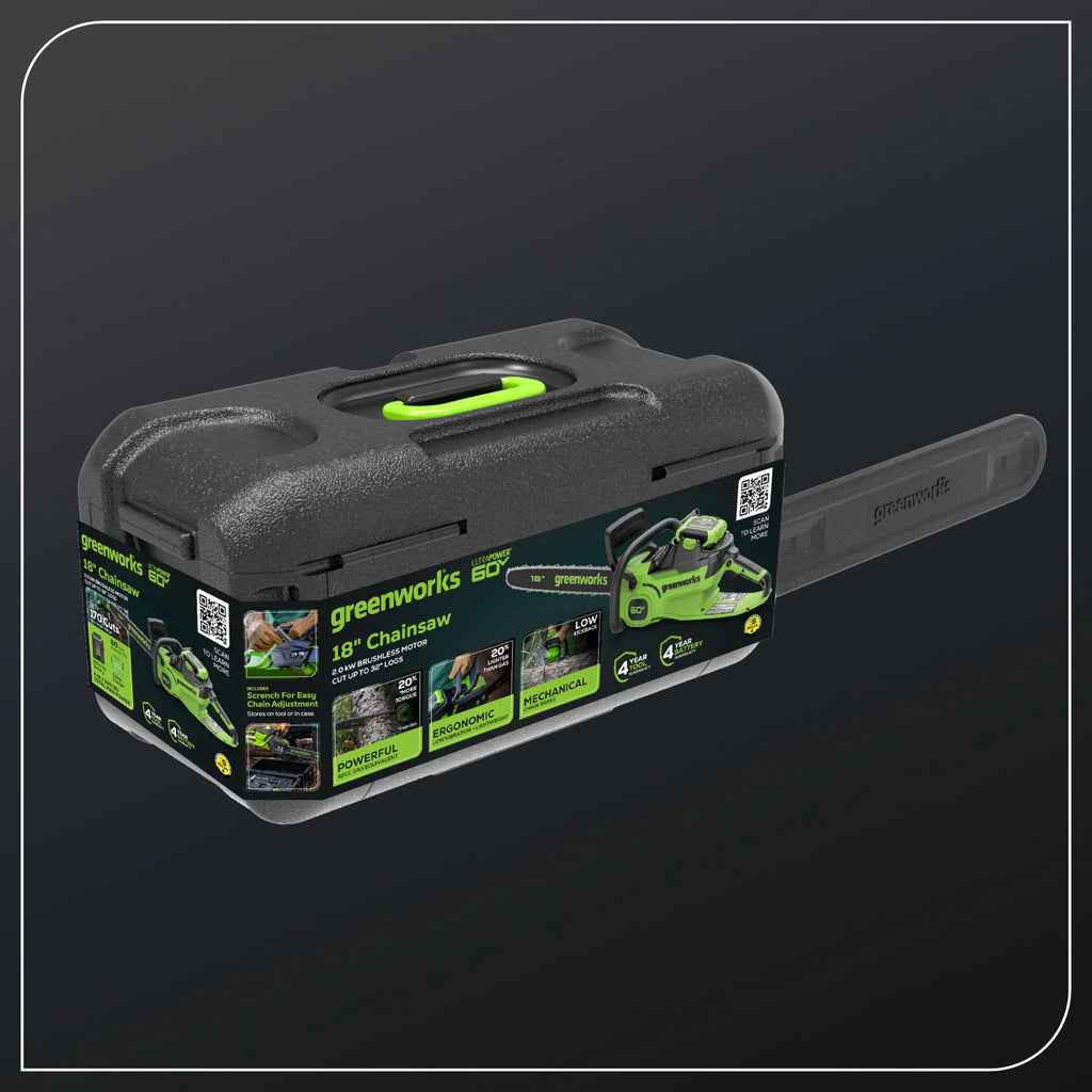 60V Brushless Chainsaw with Battery & Charger O471302