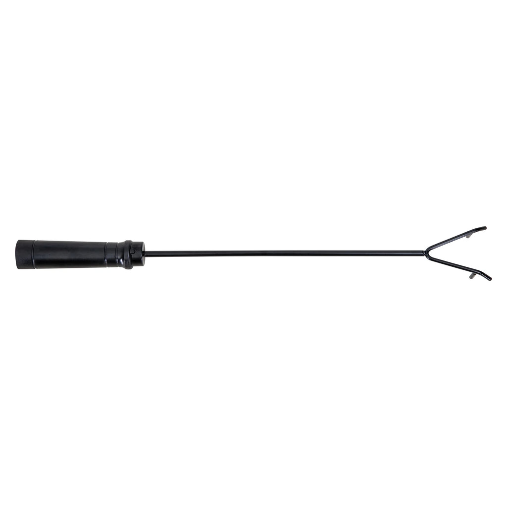 Black Hexagonal Smokeless Fire Pit with PVC Cover and Fire Poker I920684