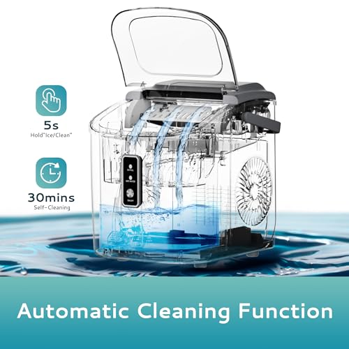 Portable Countertop Ice Maker with Carry Handle A8537