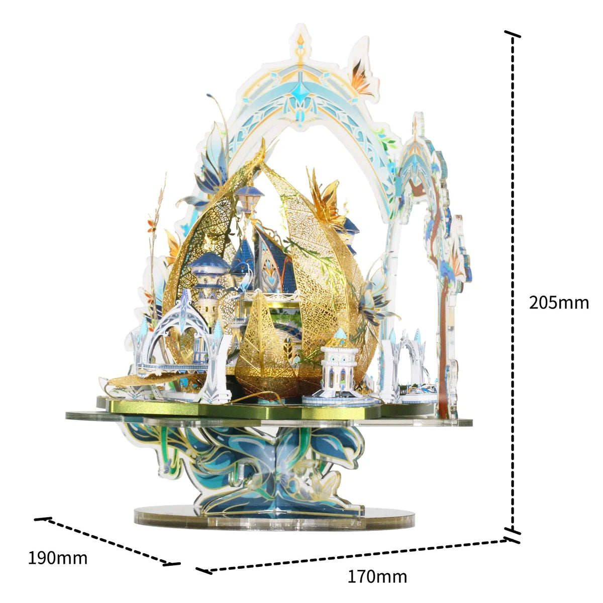 3D Metal Model Kits Fairy Castle Cinderella Princess DIY Kits S2286