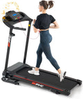Foldable Incline Treadmill 2.5HP 265 LBS Y259025