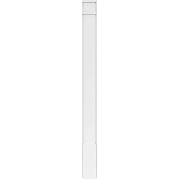 Smooth PVC Pilaster with Decorative Capital & Base (Pair) T265