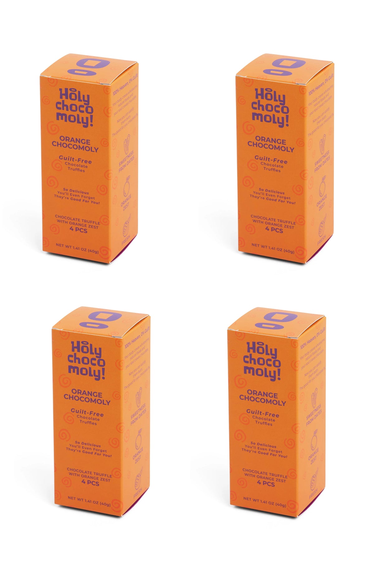 Orange Zest Chocolate Truffles 4 Pack F4412