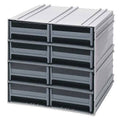Gray 8 Drawer Cabinet C515