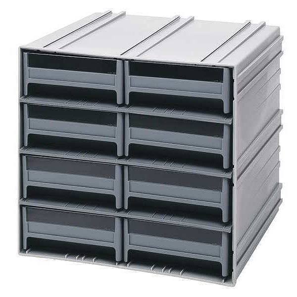 Gray 8 Drawer Cabinet C515