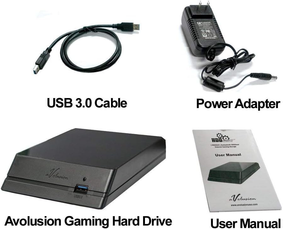4TB 7200RPM USB 3.0 External Hard Drive T259378