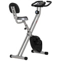 Folding Upright Stationary Indoor Bike with 8 Levels of Magnetic Resistance N5626