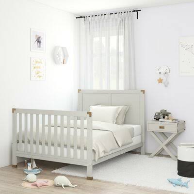 4-in-1 Convertible Crib Graphite Gray P465