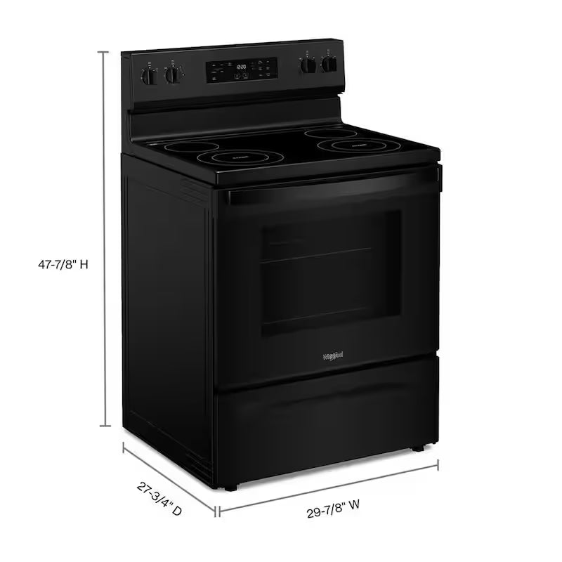 4 Element Freestanding Electric Range in Black L834178
