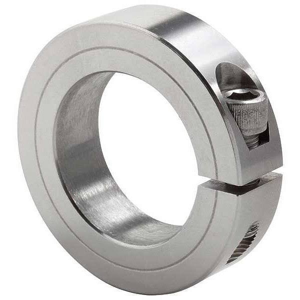Shaft Collar, Clamp, 1Pc, 3-7/16 In, SS P55003