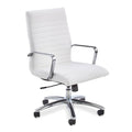 Snow White Polyurethane High Back Office Chair G2801
