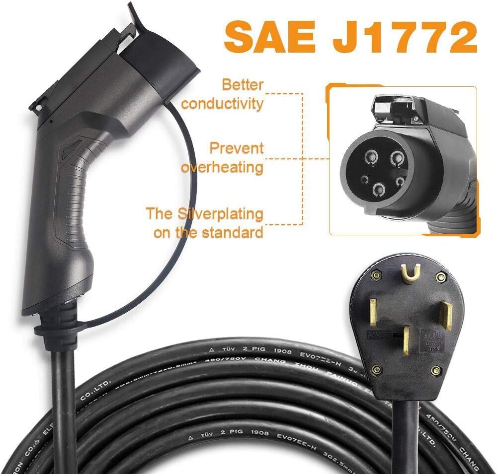 32 Amp Level 2 Portable EV Charger with NEMA14-50 E4071