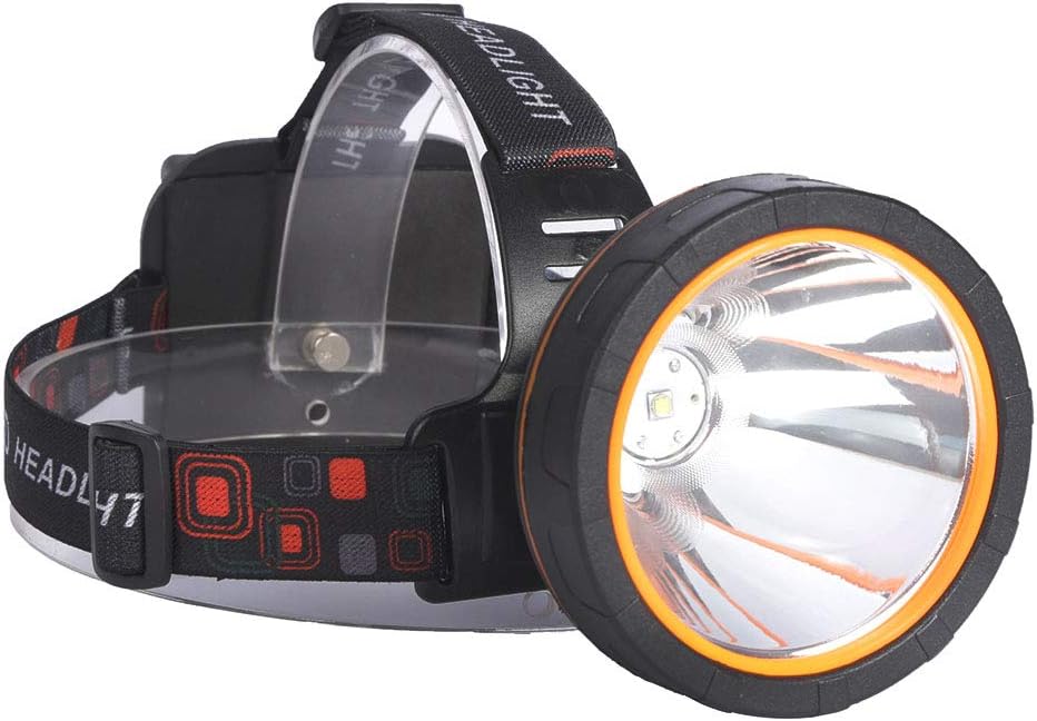 Rechargeable LED Headlamp Waterproof Flashlight (Yellow Light) D863