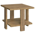 24 Inch Side End Table with Lower Shelf L204
