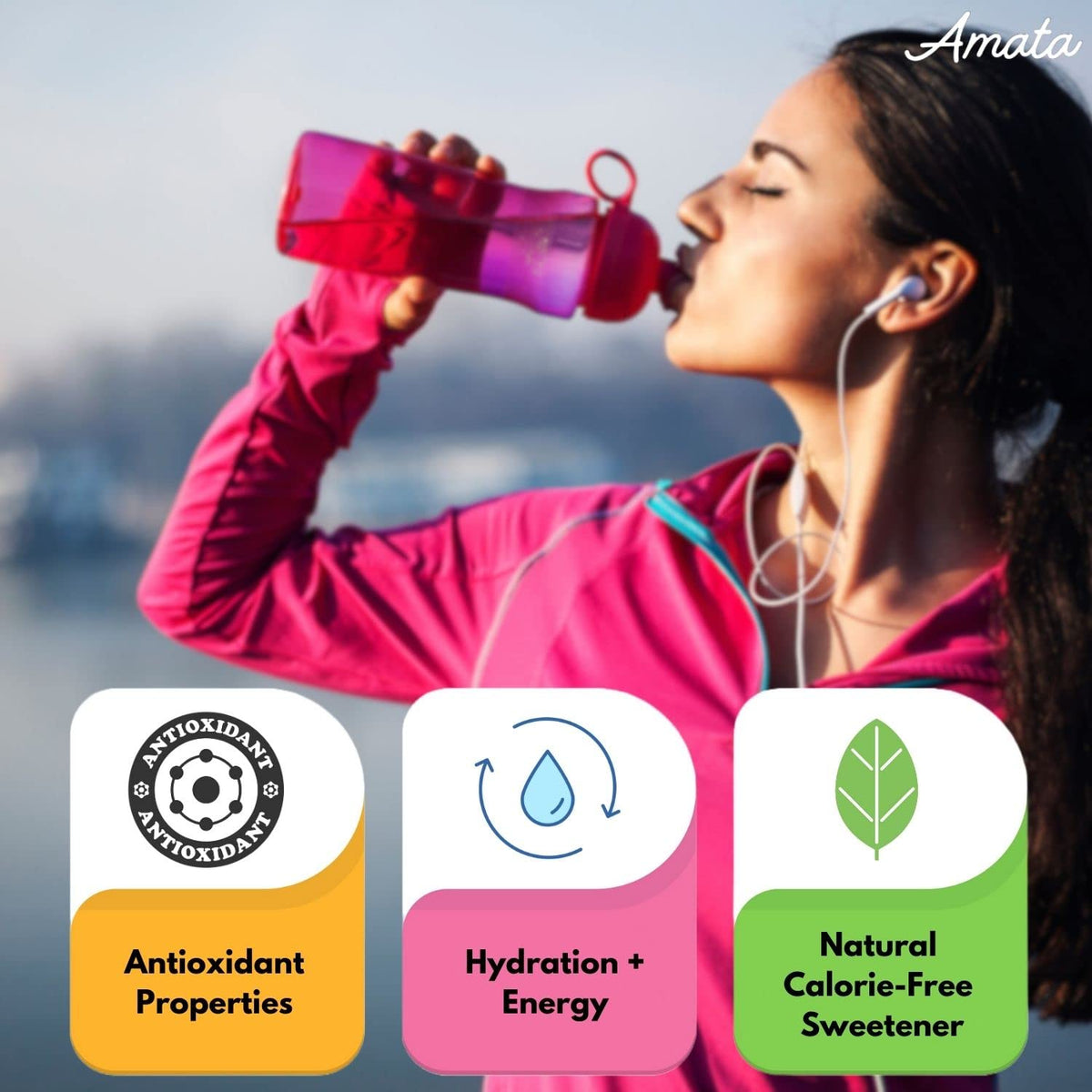 Liquid Hydration Sweetened with Organic Monk Fruit & Stevia, Zero Calories, Low Carb, No Sugar, Vegan, Classic Variety (80 Servings, Pack of 4) D46236