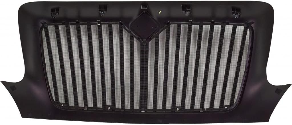 Black Vertical Bar Grille with Bug Screen A191024