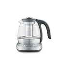 1.0L Brushed Stainless Steel and Glass Compact Kettle S137791
